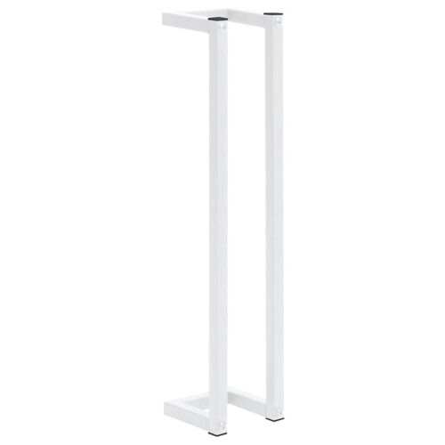 VidaXL 336116 porte-serviettes et anneau porte-serviettes Blanc
