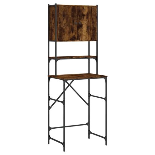 vidaXL Armoire de machine à laver chêne fumé 68x48,5x194 cm