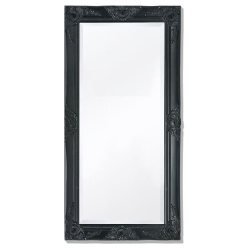 Vidaxl 243682 Miroir Mural Noir
