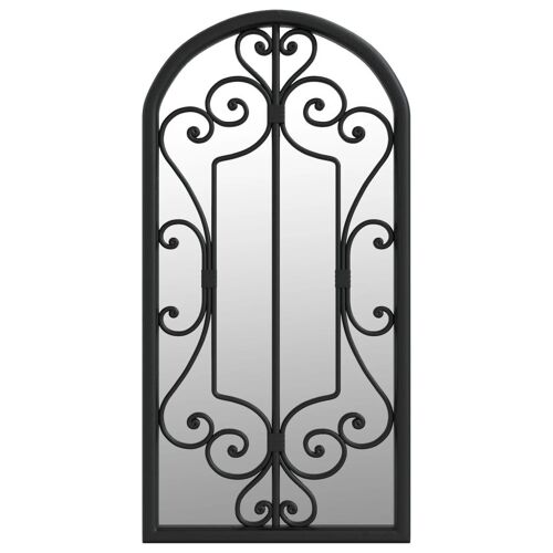 Vidaxl 3093546 Miroir Mural Noir
