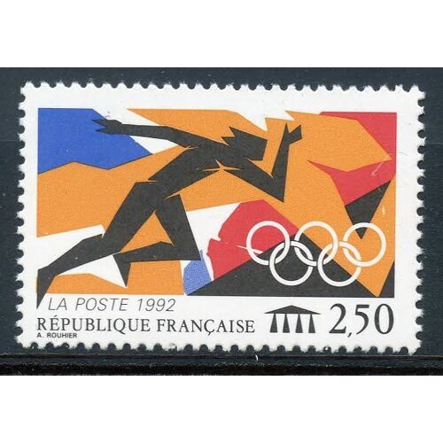 Jeux Olympiques D'Été À Barcelone : Émission Commune France/Grèce Année 1992 N° 2745 Yvert Et Tellier Luxe