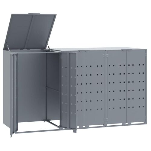 VidaXL 3279988 accessoire de conteneur de déchets Gris