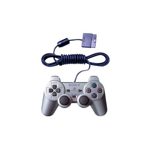 Sony Interactive Entertainment DUAL Shock PS2 Argent Gameport Manette de jeu Analogique/Numérique Playstation 2