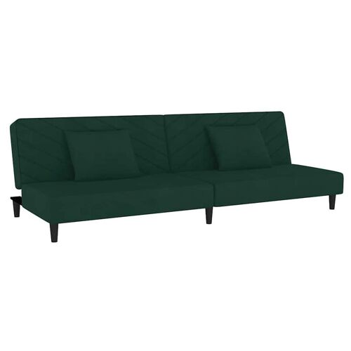 VidaXL 375912 canapé Vert foncé