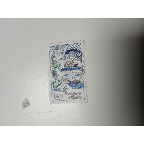 France Timbre 1,60 Y&T N° 2193 De 1982 Saint Pierre Et Miquelon Oblitéré De 1982