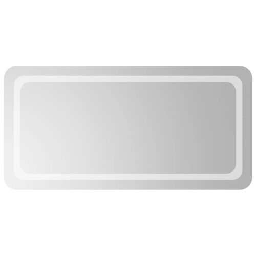 vidaXL Miroir de salle de bain à LED 50x100 cm