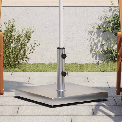 Vidaxl 368675 Fixation De Parasol Pour Patio Argent
