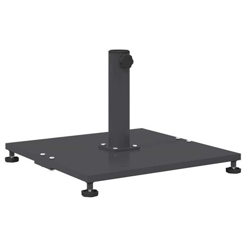 Vidaxl 42009947 Fixation De Parasol Pour Patio Gris Acier
