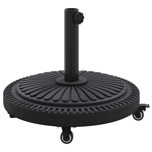 Vidaxl 42002567 Fixation De Parasol Pour Patio Noir