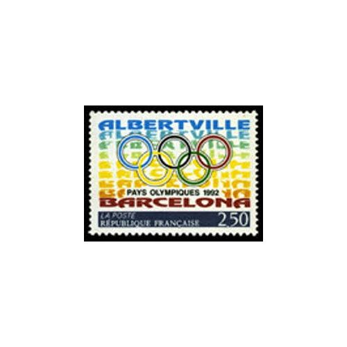 La France Et L'Espagne Pays Olympiques Émission Commune France/Espagne Année 1992 N° 2760 Yvert Et Tellier Luxe