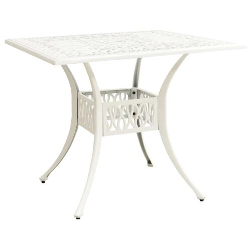 Vidaxl 315590 Table De Jardin Blanc