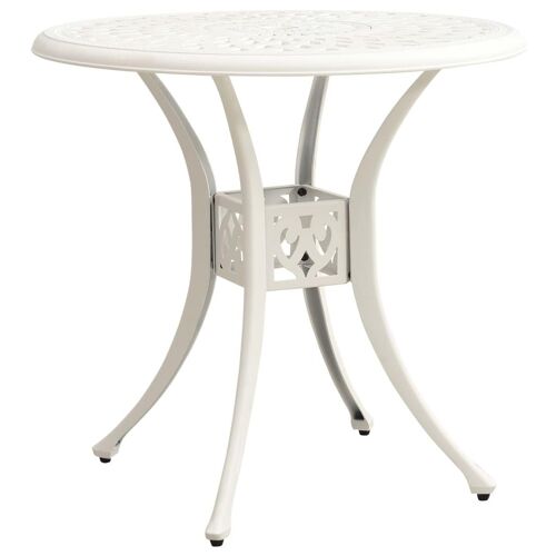 Vidaxl 315584 Table De Jardin Blanc