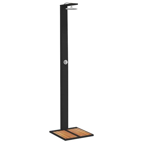 VidaXL 368206 système de douche Noir