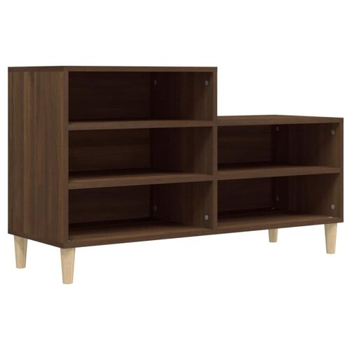 VidaXL 819731 Organisateur pour chaussures Marron, Chêne