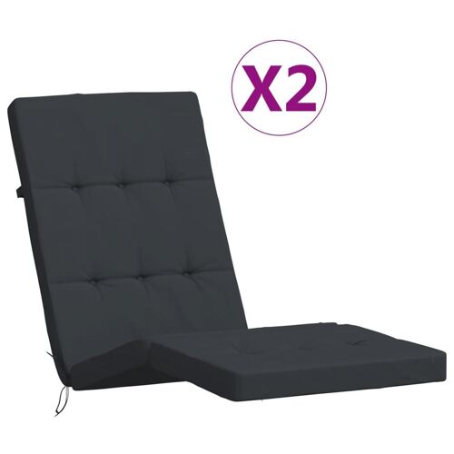 VidaXL 361991 coussin de chaise Noir