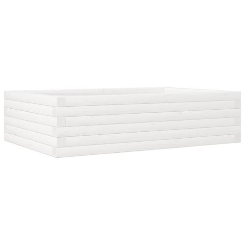 Vidaxl 847234 Pot À Fleurs Pin Blanc