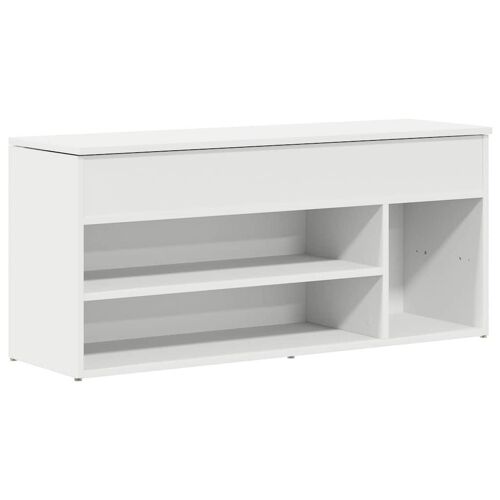 Vidaxl 859136 Organisateur Pour Chaussures Blanc