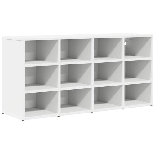 VidaXL 808702 Organisateur pour chaussures Blanc