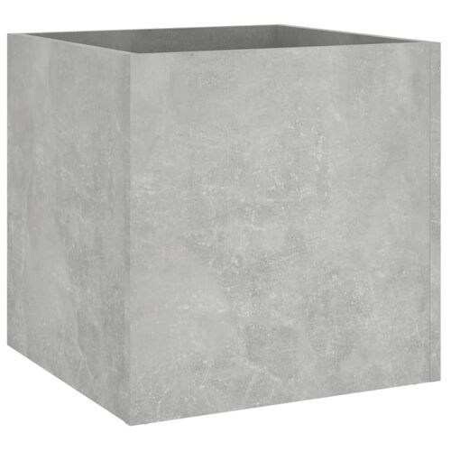 Vidaxl 808796 Pot À Fleurs Bois Couleur Du Béton