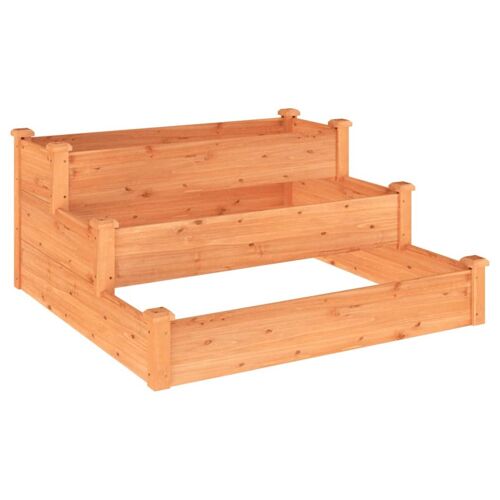 Vidaxl 364305 Pot À Fleurs Bois Marron