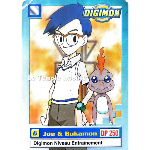 Carte Bandai Digimon - Joe &amp; Bukamon 9/34 1999