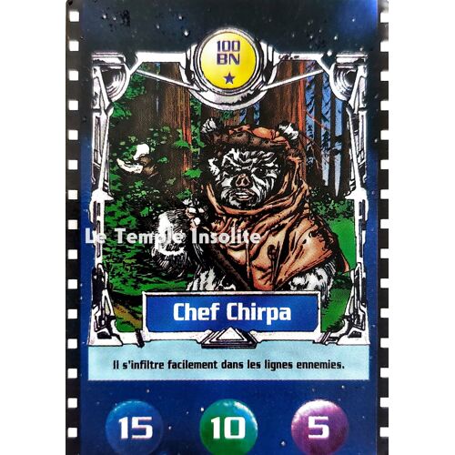Carte Bn Star Wars Le Défi Du Jedi - Chief Chirpa 1996