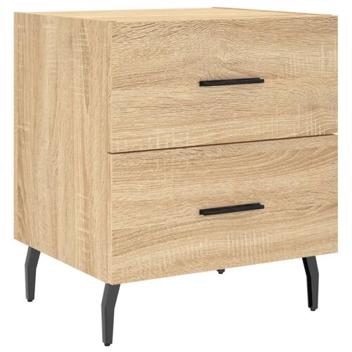 vidaXL Table de chevet chêne sonoma 40x35x47,5 cm bois d'ingénierie