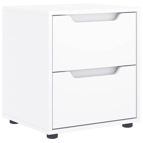 VidaXL 4108280 Table de nuit et table de chevet Blanc