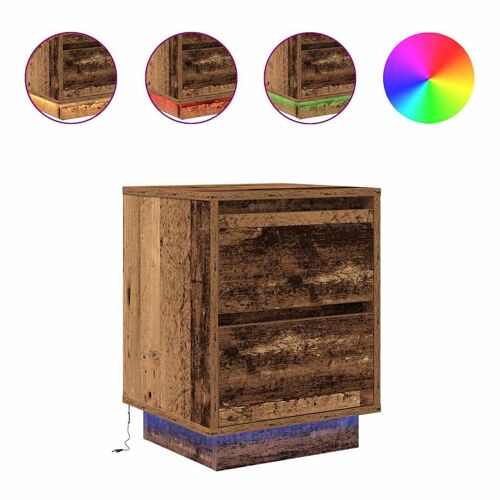 VidaXL 861297 Table de nuit et table de chevet Bois