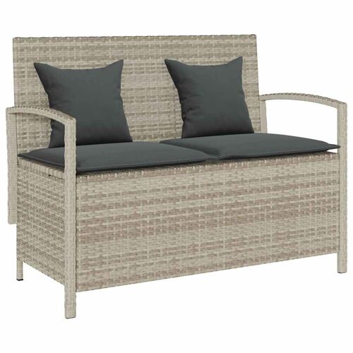 Vidaxl 4104216 Banc De Jardin Résine, Acier
