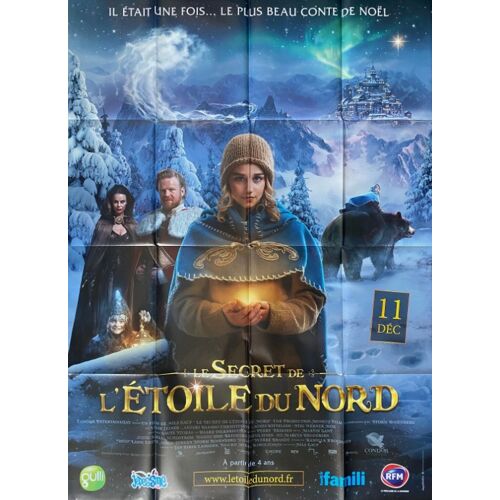 Le Secret De L'étoile Du Nord - Affiche Originale De Cinéma - Format 120x160 Cm - Un Film De Nils Gaup Avec Anders Baasmo Christiansen, Vilde Zeiner, Agnes Kittelsen, Knut Walle - Année 2013