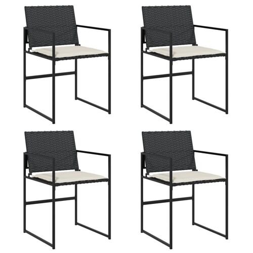Vidaxl 4008581 Chaise D'extérieur Résine, Acier Crème, Blanc