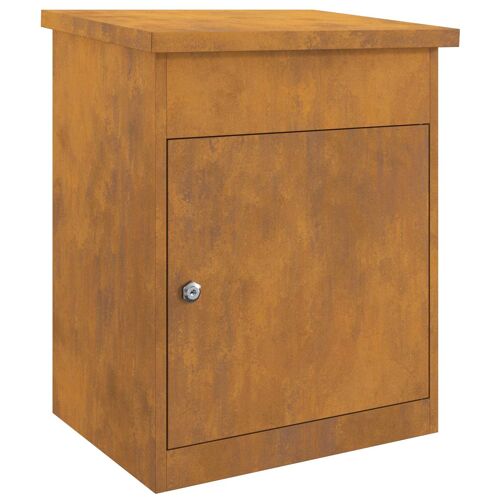 VidaXL 874946 boîte aux lettres Couleur rouille Acier