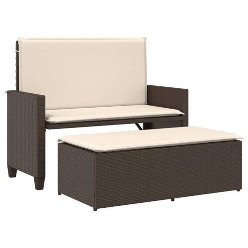 Vidaxl 368408 Banc De Jardin Résine, Acier