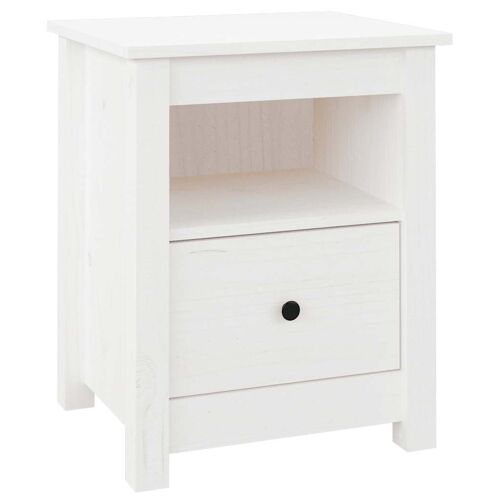 VidaXL 813711 Table de nuit et table de chevet Blanc