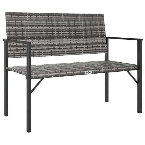 Vidaxl 364122 Banc De Jardin Résine, Acier