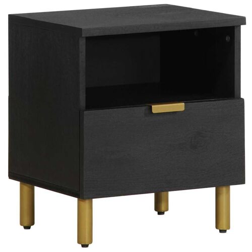 VidaXL 4017654 Table de nuit et table de chevet Noir
