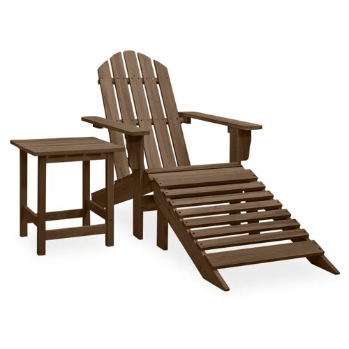 Vidaxl 315931 Chaise D'extérieur Bois Marron