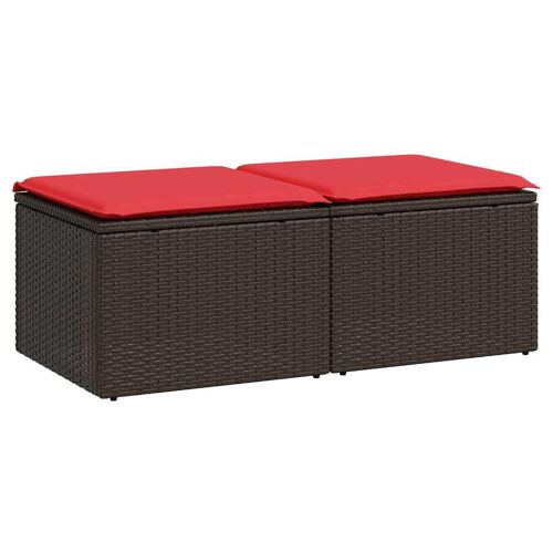 Vidaxl 3328687 Ensemble De Meubles De Jardin Rouge