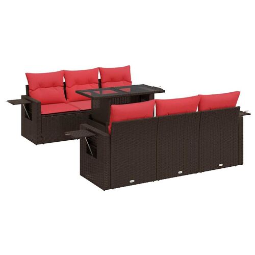 Vidaxl 3326425 Ensemble De Meubles De Jardin Rouge