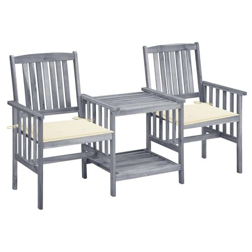 Vidaxl 3061304 Chaise D'extérieur Bois D'acacia Gris