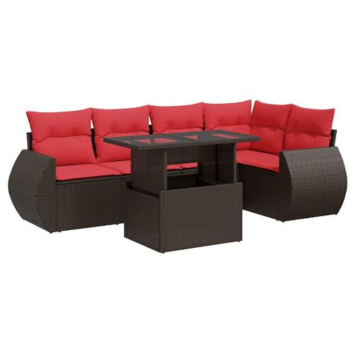 Vidaxl 3326645 Ensemble De Meubles De Jardin Rouge