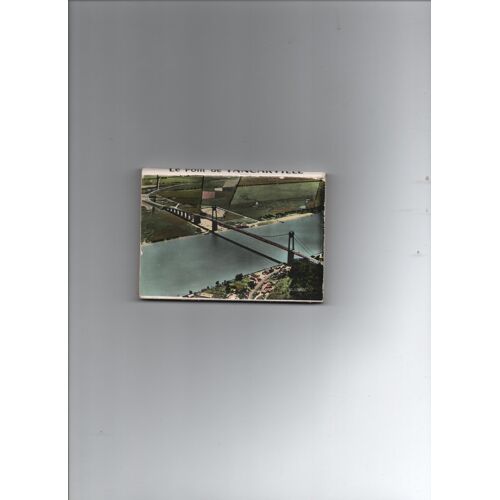 Premier Dépliant Photos Souvenirs Du " Pont De Tancarville " 1959 Editions La Cigogne Rouen.