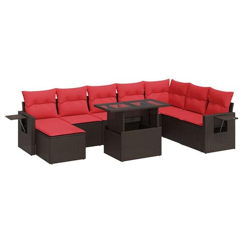 Vidaxl 3326535 Ensemble De Meubles De Jardin Rouge