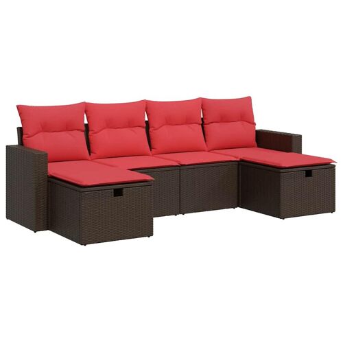 Vidaxl 3325430 Ensemble De Meubles De Jardin Rouge