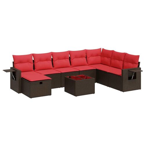 Vidaxl 3325540 Ensemble De Meubles De Jardin Rouge