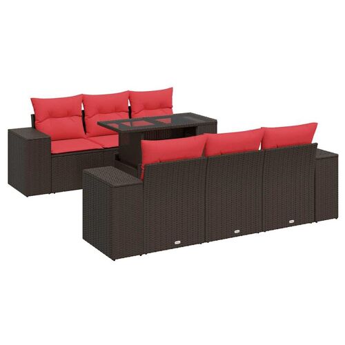 Vidaxl 3326745 Ensemble De Meubles De Jardin Rouge