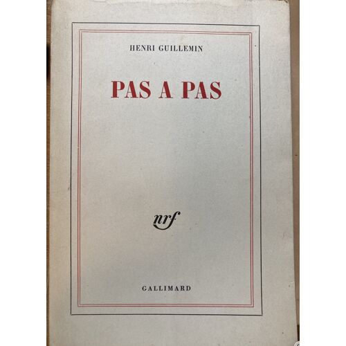 Henri Guillemin, Pas À Pas