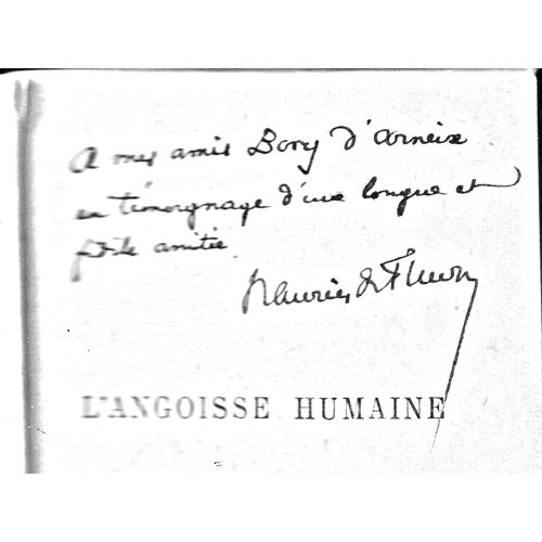 L'Angoisse Humaine. Avec Une Introduction Touchant Le Renouveau De La Psychologie