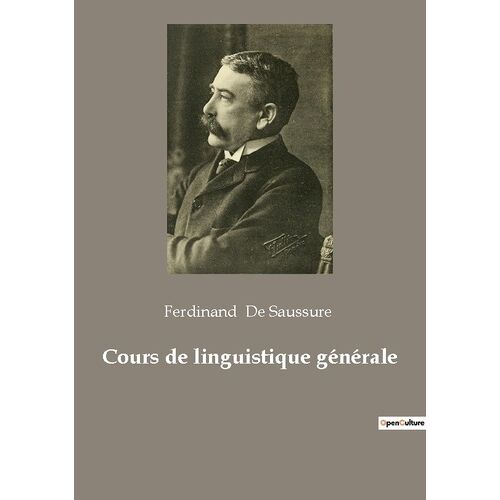 Cours De Linguistique Générale
